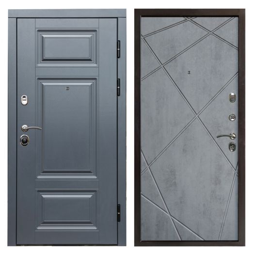 Входная дверь Termo-door Премиум Грей - Лучи Бетон темный