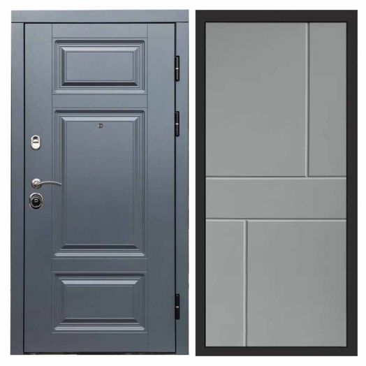 Входная дверь Termo-door Премиум Грей - Горизонт Грей софт
