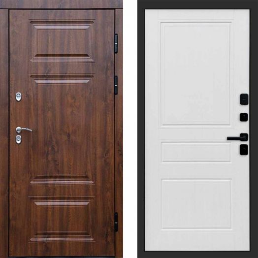 Входная дверь Termo-door Премиум Дуб - Классика Белое дерево