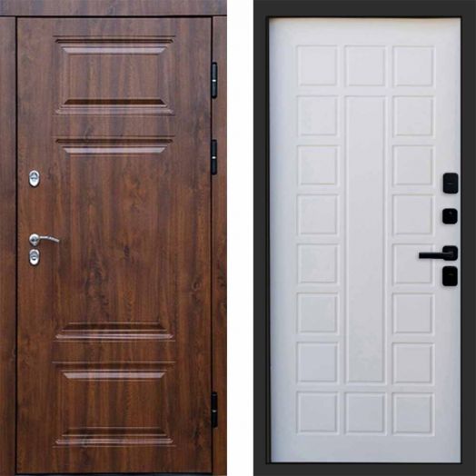 Входная дверь Termo-door Премиум Дуб - Престиж Белое дерево