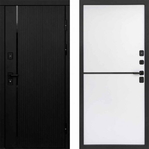 Входная дверь Termo-door Урбан Black - Нео White