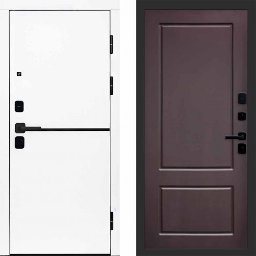 Входная дверь Termo-door Тренд WHITE - Марсель Шоколад