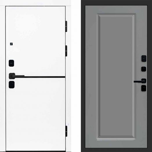 Входная дверь Termo-door Тренд WHITE - Гранд Грей софт