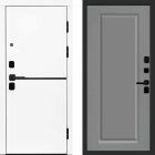 Входная дверь Termo-door Тренд WHITE - Гранд Грей софт