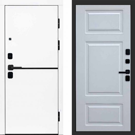 Входная дверь Termo-door Тренд WHITE - Лион Белый софт