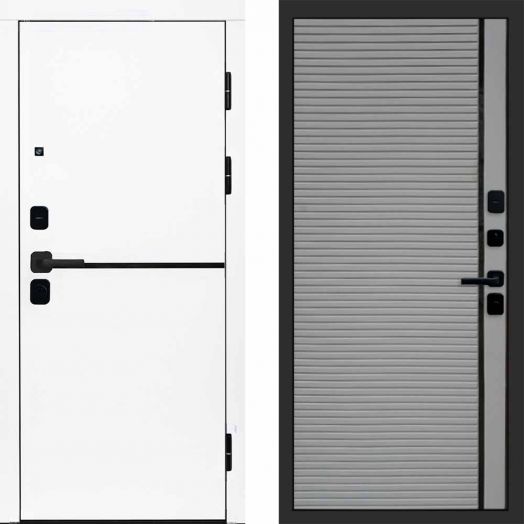 Входная дверь Termo-door Тренд WHITE - Porte Грей софт