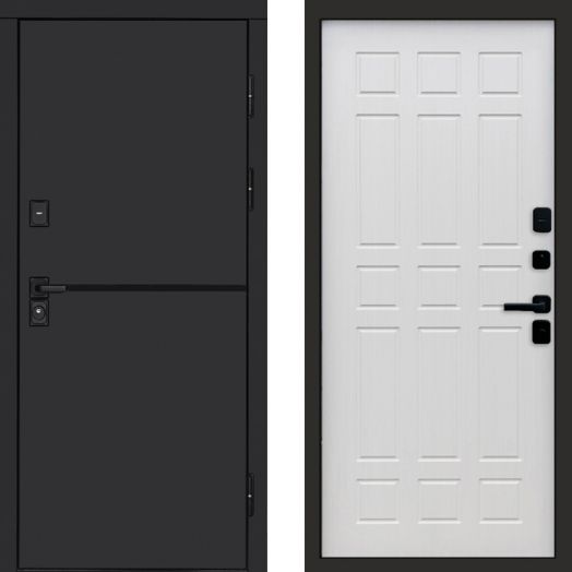 Входная дверь Termo-door Тренд Black - Спарта Лиственница