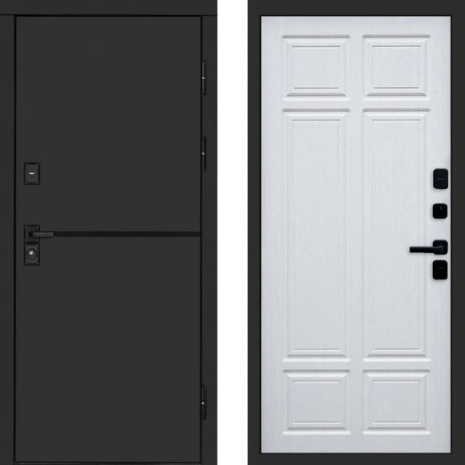 Входная дверь Termo-door Тренд Black - Лиственница премиум