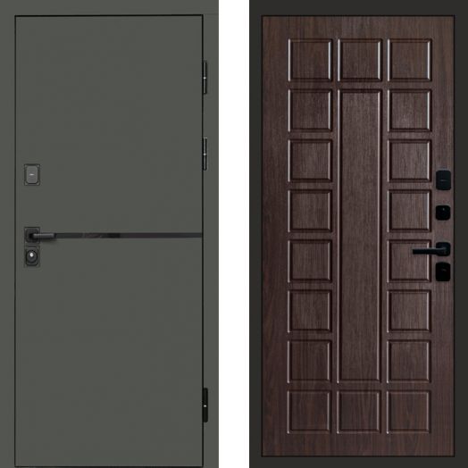 Входная дверь Termo-door Тренд Грин - Престиж Венге