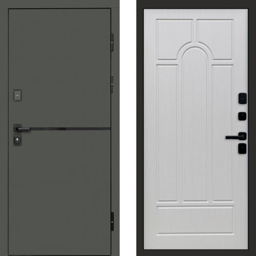 Входная дверь Termo-door Тренд Грин - Арка Лиственница