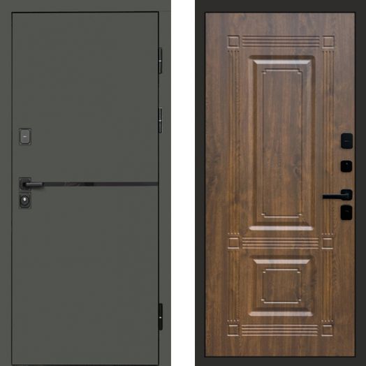 Входная дверь Termo-door Тренд Грин - Мадрид Дуб