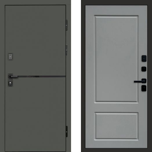 Входная дверь Termo-door Тренд Грин - Марсель Грей софт