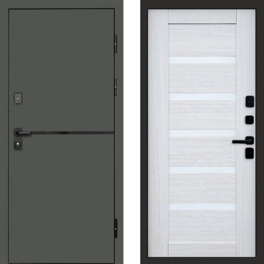 Входная дверь Termo-door Тренд Грин - Царга Лиственница