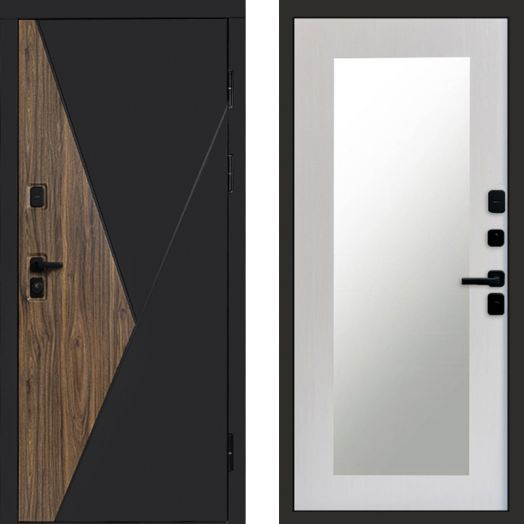 Входная дверь Termo-door Матрикс Ультра - Зеркало триумф Лиственница