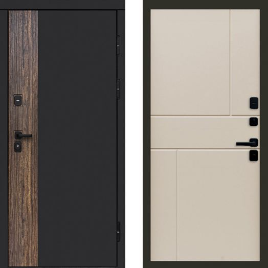 Входная дверь Termo-door ТОР - Горизонт Слоновая кость