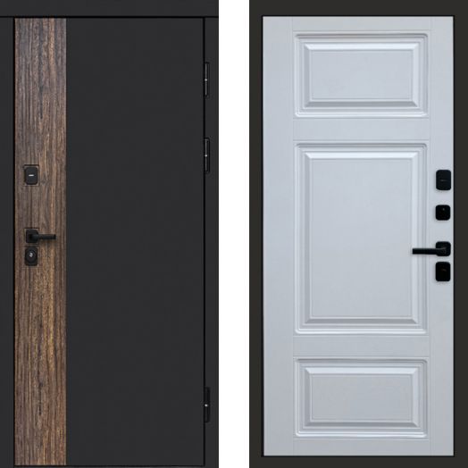 Входная дверь Termo-door ТОР - Лион Белый софт