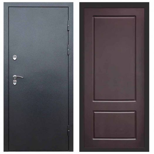 Входная дверь Termo-door Техно Графит - Марсель Шоколад