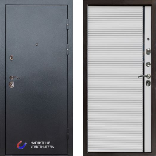 Входная дверь Termo-door Техно Графит - Porte white
