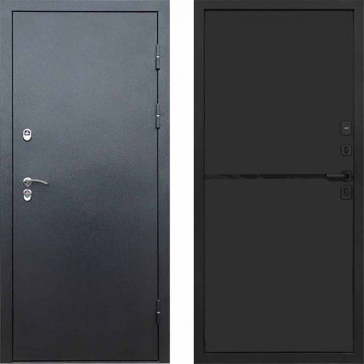 Входная дверь Termo-door Техно Графит - Нео Black