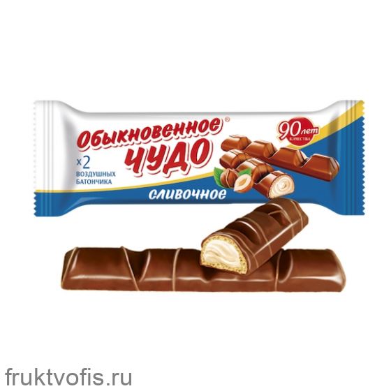 Батончик «Обыкновенное Чудо» сливочная начинка 55г