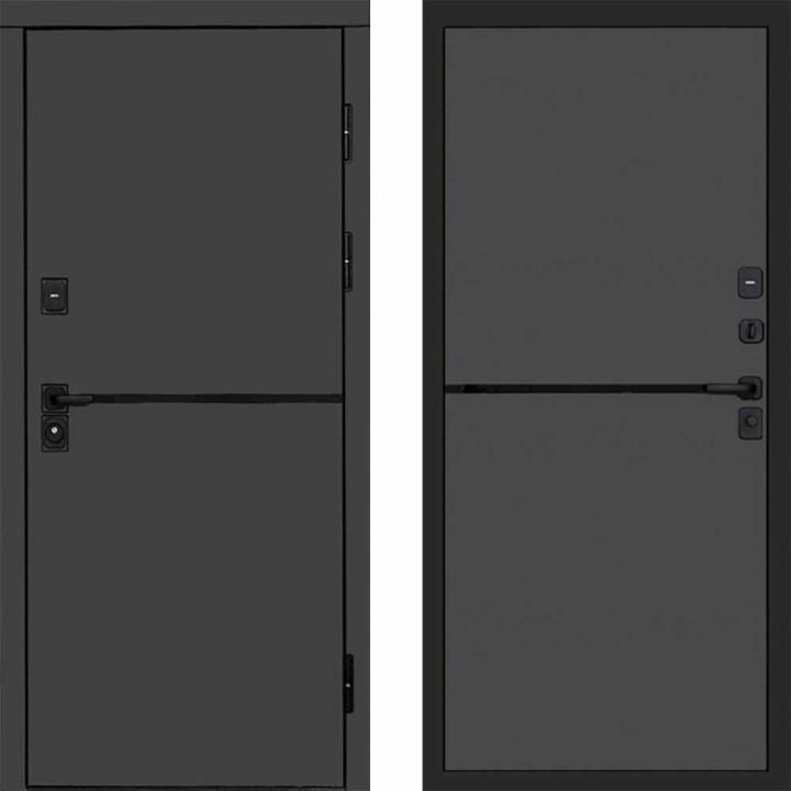 Входная дверь Termo-door Тренд Графит - Нео Графит