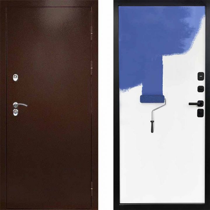 Входная дверь Termo-door Техно Медь - Грунт под покраску