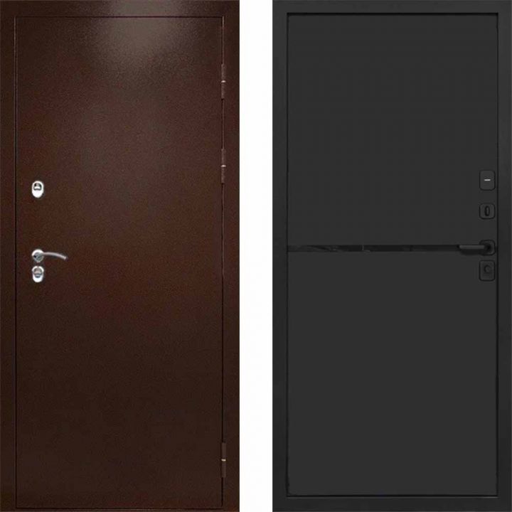 Входная дверь Termo-door Техно Медь - Нео Black
