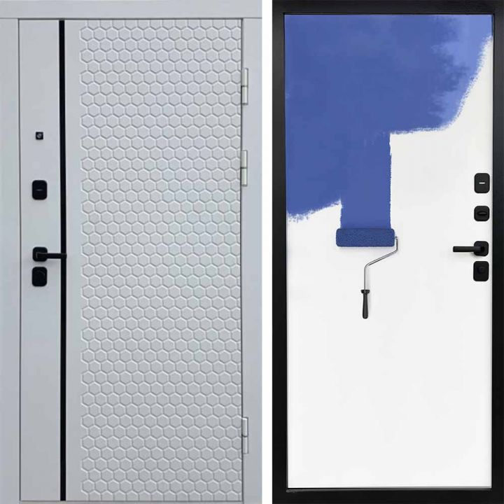 Входная дверь Termo-door Simple White - Грунт под покраску