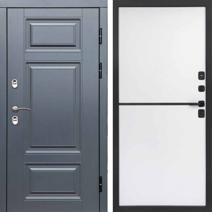 Входная дверь Termo-door Премиум Грей - Нео White