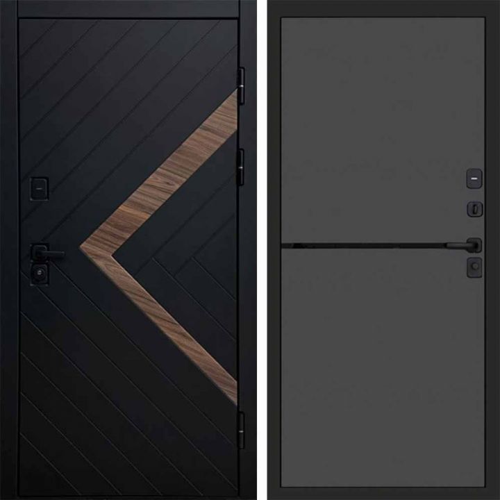 Входная дверь Termo-door Плэй - Нео Графит