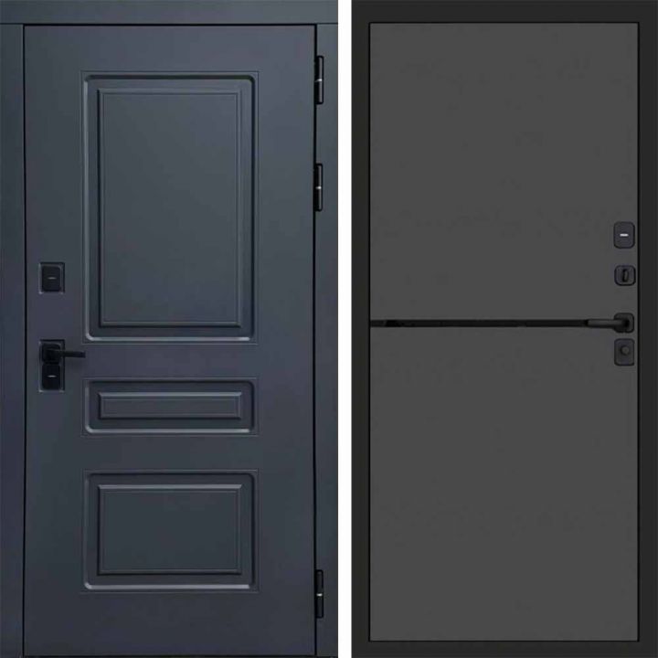 Входная дверь Termo-door Орегон Графит - Нео Графит