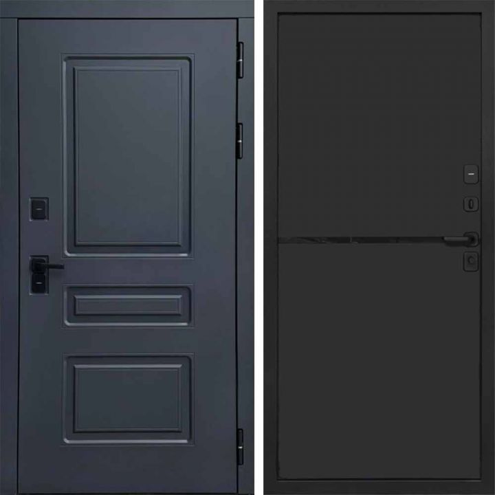 Входная дверь Termo-door Орегон Графит - Нео Black