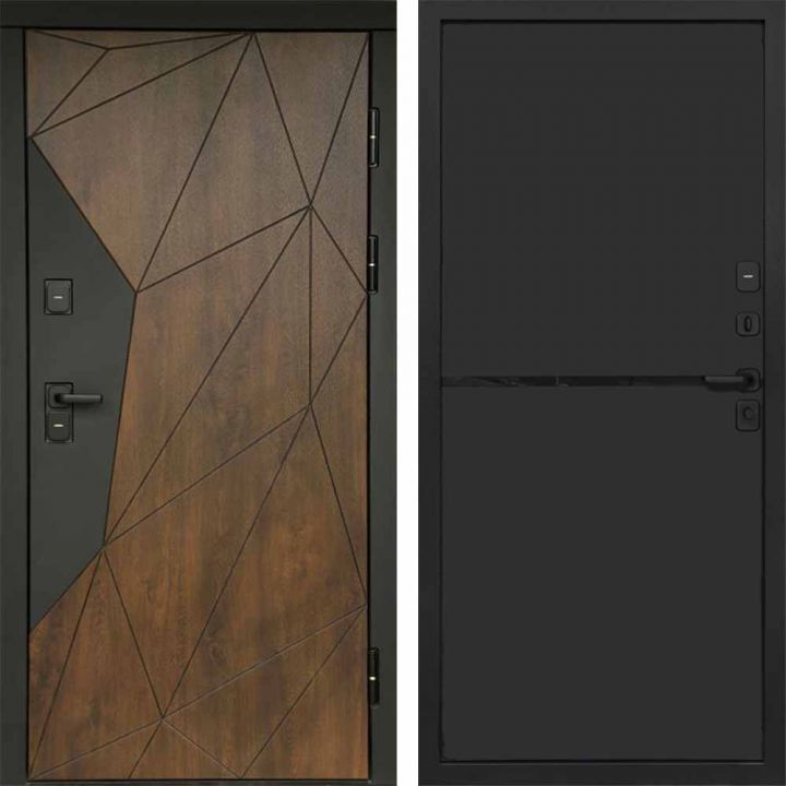 Входная дверь Termo-door Геометрия - Нео Black
