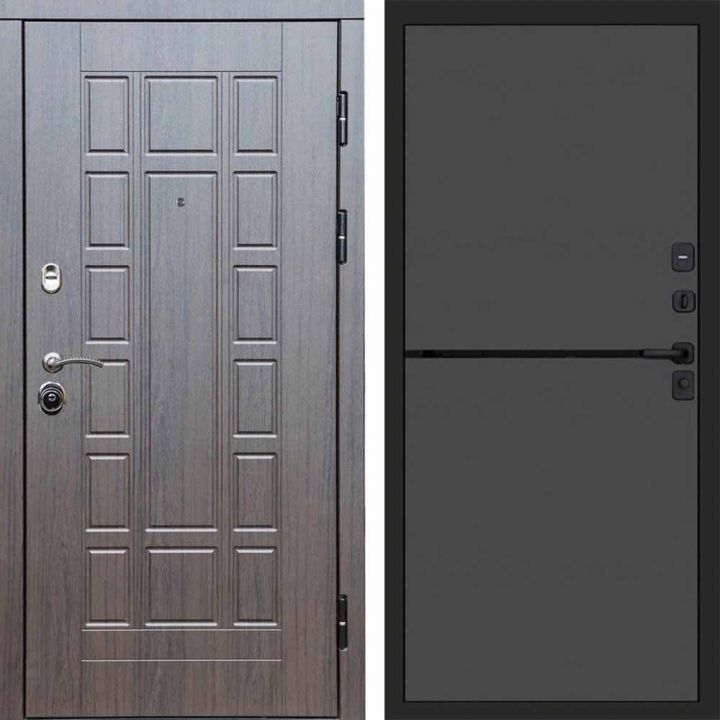 Входная дверь Termo-door Виргиния Венге - Нео Графит