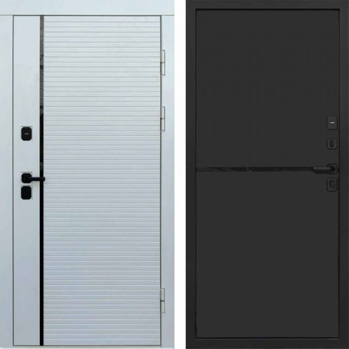 Входная дверь Termo-door WHITE LINE - Нео Black
