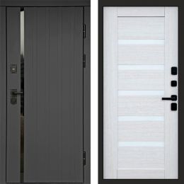 Входная дверь Termo-door Роял Графит - Царга Лиственница