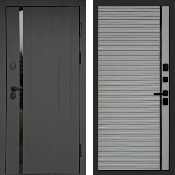 Входная дверь Termo-door Роял Графит - Porte Грей софт