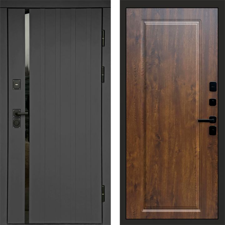 Входная дверь Termo-door Роял Графит - Гранд Дуб