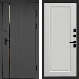 Входная дверь Termo-door Роял Графит - Гранд Белый софт