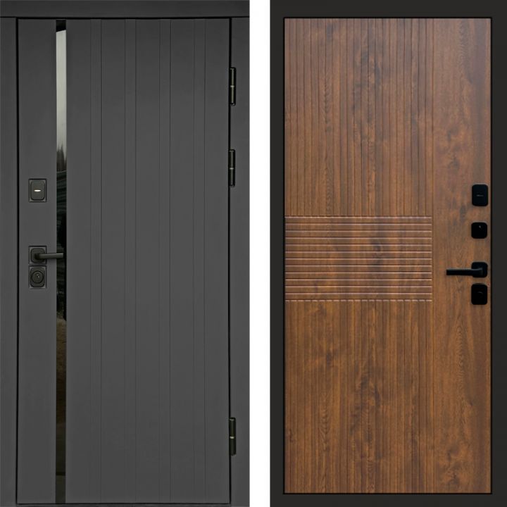 Входная дверь Termo-door Роял Графит - Мастино Дуб