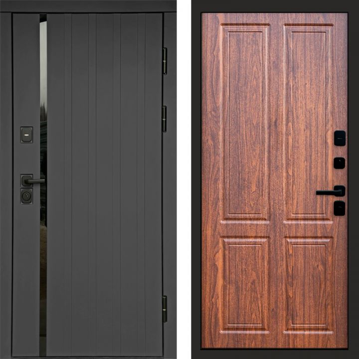 Входная дверь Termo-door Роял Графит - Орех стандарт