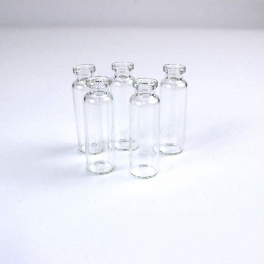 Флакон инъекционный 6 мл, светлое боросиликатное стекло, гладкое горло G13, без пробки, 2000 шт/упак