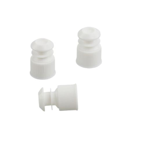 Пробки для пробирок диаметром 13 мм, пэт, белые, 1000 шт/упак