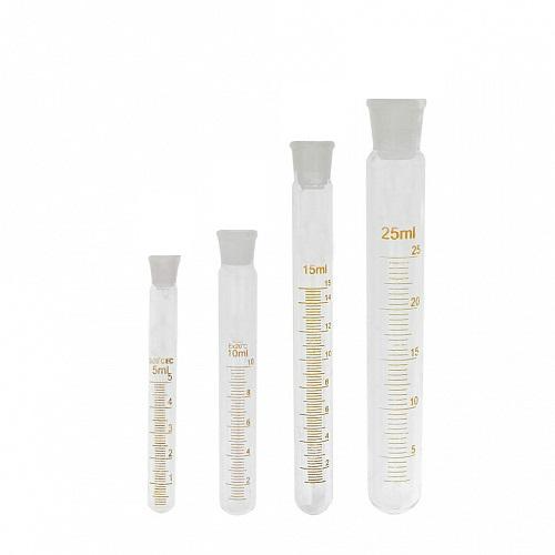 Пробирка мерная ПМ-2-15-14/23, 15 мл, 17х180 мм, стекло, шлиф 14/23, 10 шт/упак