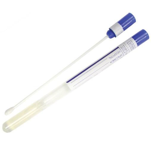 Тампон-зонд в пробирке 12х150 мм, со средой STUART, полистирол/вискоза, стерил., IT, 150 шт/упак