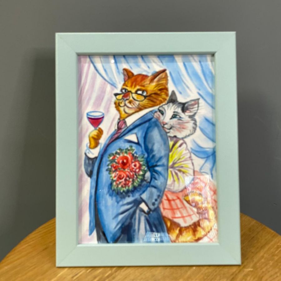 Картина ручной работы "Мур-Мур"