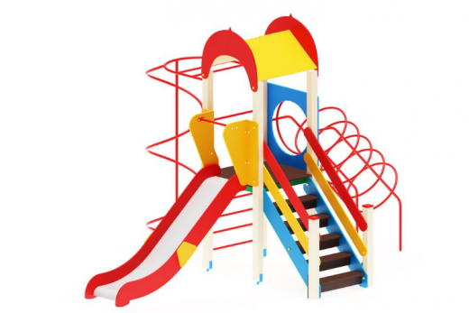 Детский игровой комплекс Играйте с нами Горка 1200 4800х3550х3000