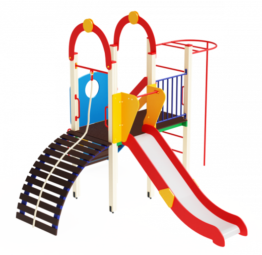 Детский игровой комплекс Играйте с нами Горка 1200 4370х4120х3000