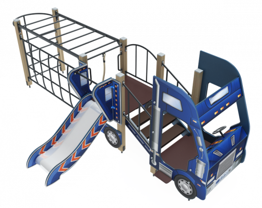 Детский игровой комплекс Грузовичок Горка 750 5260х2510х1800