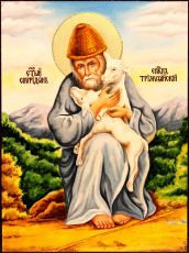 Икона Спиридон Тримифунтский Святитель (UV-печать)(10370)